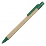 Obrázek Papírové kuličkové pero se zelenými plast. doplňky