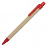 Obrázek Papírové kuličkové pero s červenými plast. doplňky