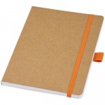 Obrázek Zápisník z recyklovaného papíru, oranžové doplňky