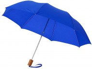 Obrázek Královsky modrý skládací deštník, rovná rukojeť