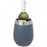 Obrázek Dvouplášťový chladicí obal na víno šedý