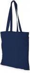 Obrázek Tm. modrá nákupní taška ze silné bavlny, 180g/m2
