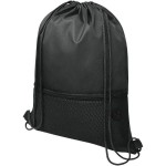 Obrázek Černý batoh, 1 kapsa na zip, průvlek sluchátka