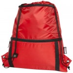 Obrázek Recyklovaný červený skládací batoh s přední kapsou