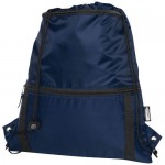 Obrázek Recyklovaný tm.modrý skládací batoh s přední kapsou