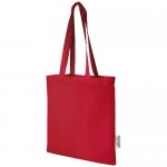 Obrázek Červená taška z GRS recyklované bavlny 140 g/m2