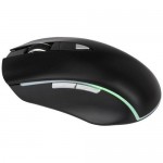 Obrázek Černá podsvícená ergonomická myš z ABS plastu