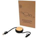 Obrázek Vysouvací rychlonabíjecí kabel 5v1, 45W, černá