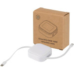 Obrázek Bílý rolovací datový a 100W rychlonab. kabel 5 v 1
