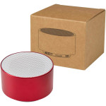 Obrázek Červený 3W Bluetooth® reproduktor z rec. hliníku