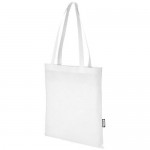 Obrázek Bílá recykl. netkaná běžná nákupní taška, 6 l