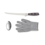Obrázek Nůž na filetování VINGA Kaiser,rukavice,kov.mýdlo