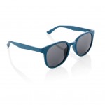 Obrázek Modré sluneční brýle s obroučkami ze slámy