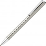 Obrázek Plastové pero s kovovým klipem, stříbrné