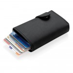 Obrázek Hliníkové RFID pouzdro na karty s peněženkou,černá