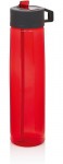 Obrázek Červená tritanová láhev s brčkem 750 ml