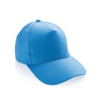 Obrázek Sv.modrá 5 dílná čepice z recyklované bavlny 280g