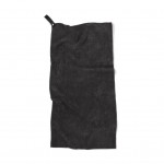 Obrázek Černý sportovní ručník VINGA z GRS RPET 40x80cm