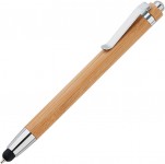 Obrázek Bambusové kuličkové pero se stylusem v hrotu