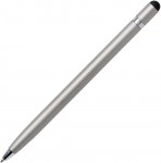 Obrázek Jednoduché stříbrné kovové pero a stylus,bez klipu