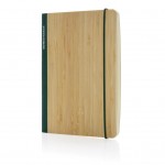 Obrázek Zelený zápisník Scribe A5 s měkkým bambus. obalem