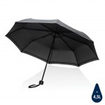 Obrázek Černý rPET manuální deštník s reflexním proužkem