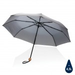 Obrázek Šedý rPET deštník, manuální otevírání