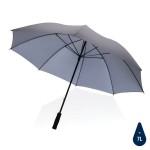 Obrázek Šedý větru odolný rPET deštník, manuální
