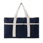 Obrázek Modro/bílá plážová taška VINGA, recykl. canvas