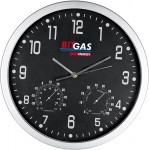 Obrázek Černé hodiny s odnímatelnou reklamní plochou