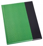 Obrázek Zelený poznámkový zápisník A6 s linkovanými listy