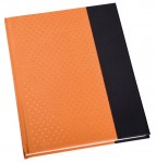 Obrázek Oranžový poznámkový zápisník A5 s linkovanými listy