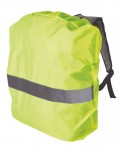 Obrázek Žlutý voděodolný potah na batoh s reflexním pruhem