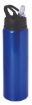 Obrázek Modrá hliníková láhev na pití 800 ml s pítkem