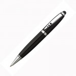 Obrázek Černé kovové kuličkové pero a stylus TOUCH-DOWN,ČN