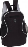 Obrázek Černý polyesterový batoh, průvlek na sluchátka