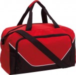 Obrázek Červená cestovní taška s velkou přední kapsou