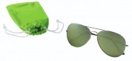 Obrázek Kovové sluneční brýle s UV400 v PE sáčku, zelené