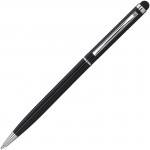 Obrázek Černé hliníkové kuličkové pero a stylus - ČN