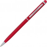 Obrázek Červené hliníkové kuličkové pero a stylus - ČN