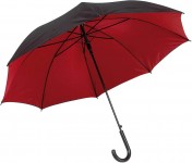 Obrázek Červeno-černý automatický deštník 