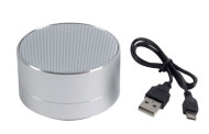 Obrázek Stříbrný hliníkový bluetooth 2.0 reproduktor