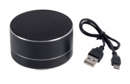 Obrázek Černý hliníkový bluetooth 2.0 reproduktor