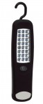 Obrázek Pracovní 24 LED černá svítilna s pogumovaným tělem