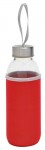 Obrázek Skleněná láhev 450 ml s poutkem v červeném obalu