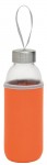 Obrázek Skleněná láhev 450 ml s poutkem v oranžovém obalu