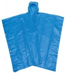 Obrázek Modrá pláštěnka - pončo v obalu s černou síťkou