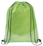 Obrázek Polyesterový batoh s reflex. pruhy, zelený