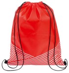 Obrázek Polyesterový batoh s reflex. pruhy, červený
