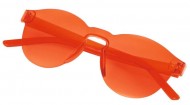 Obrázek Trendy sluneční brýle bez obrouček, oranžové